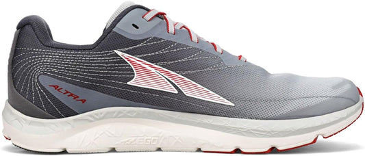Men's Altra Rivera 2, Light Gray/Red, 9 D Medium