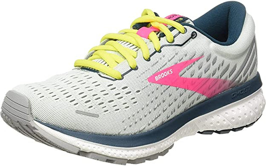 Women's Brooks Ghost 13, Ice Flow/Pink/Pond, 11 B Medium