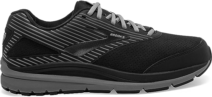 Men's Brooks Addiction Walker Suede, Black/Primer/Black, 12.5 2E Wide