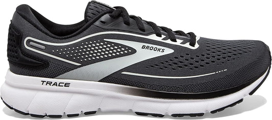 Women's Brooks Trace 2, Ebony/Black/White, 9 B Medium