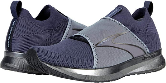 Men's Brooks Levitate 4 L.E., Grey/Black/Red, 9.5 D Medium