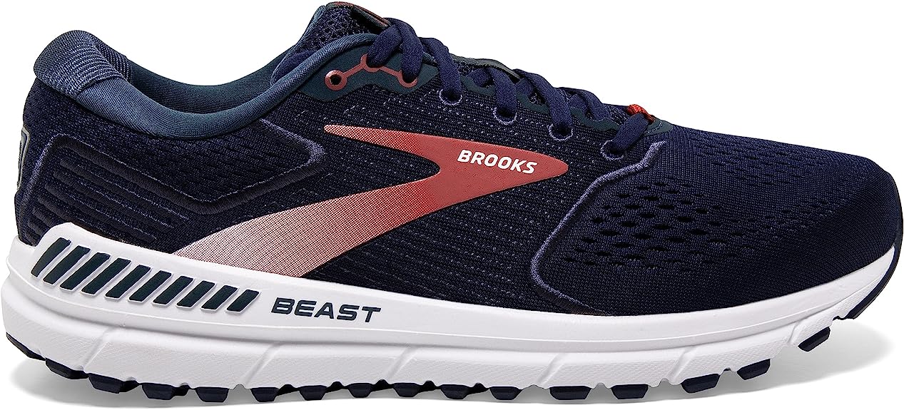 Men's Brooks Beast '20, Peacoat/Midnight/Red, 13 D Medium