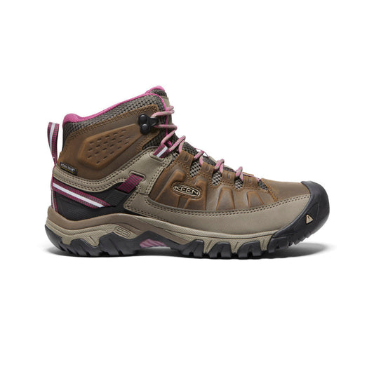Women's Keen Targhee III Mid Waterproof, Weiss/Boysenberry, 7.5 B Medium