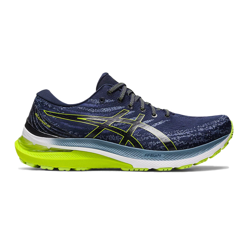 Men's Asics Gel-Kayano 29, Midnight/Lime Zest, 10 D Medium