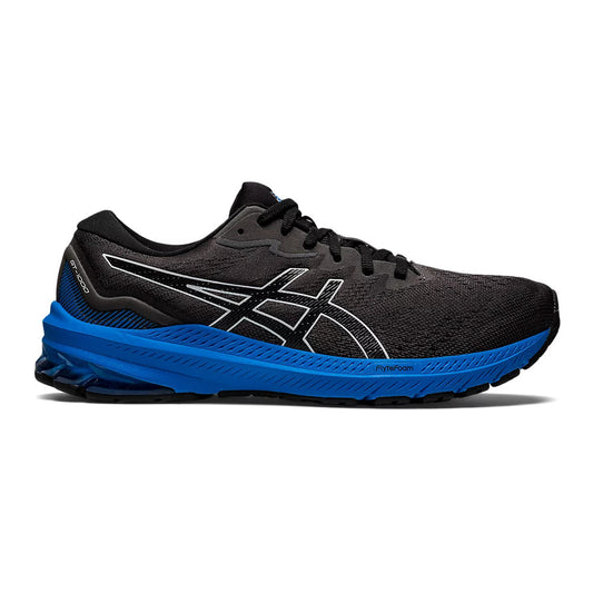 Men's Asics GT-1000 11, Black/Electric Blue, 11.5 D Medium