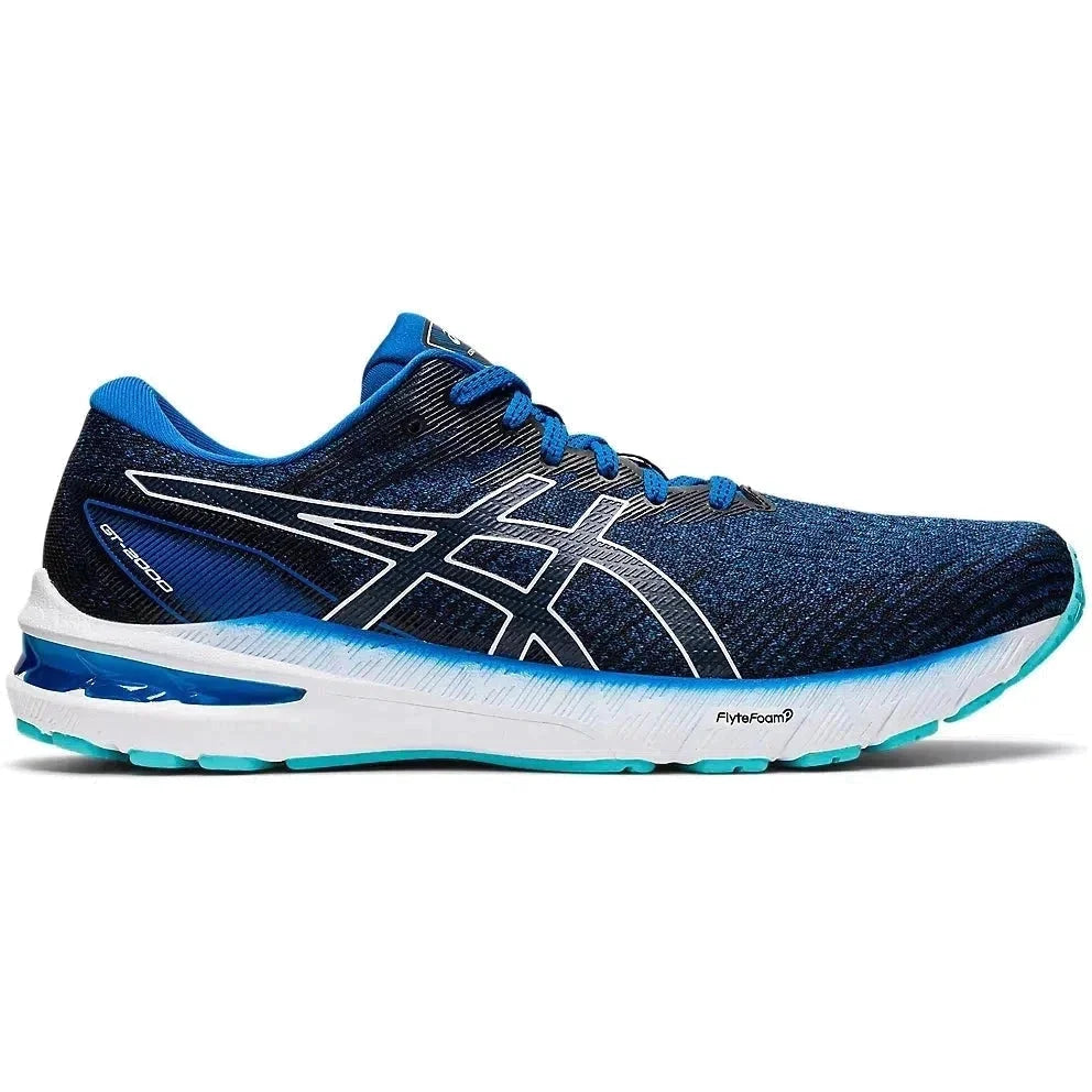 Men's Asics GT-2000 10, Lake Drive/White, 8.5 D Medium