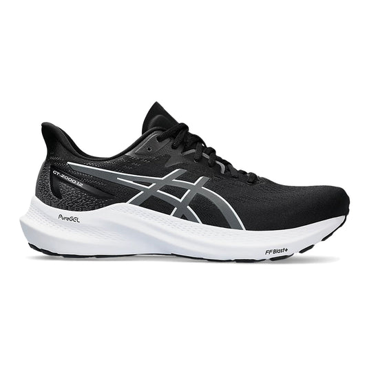 Men's Asics GT-2000 12, Black/Carrier Grey, 13 D Medium