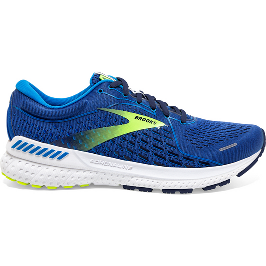 Men's Brooks Adrenaline GTS 21, Navy/Stellar/White, 12.5 D Medium