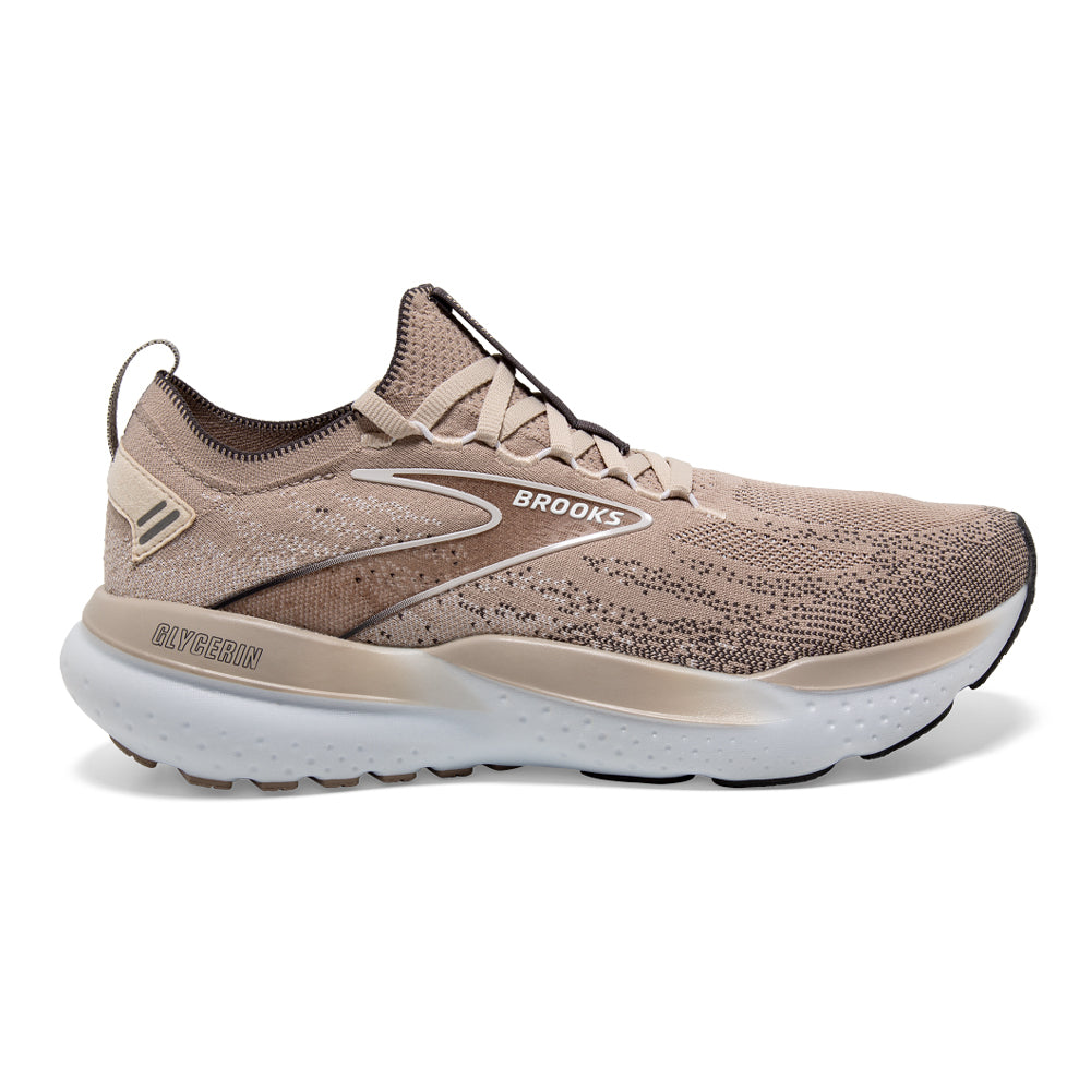 Men's Brooks Glycerin StealthFit 21, Chateau Grey/Forged Iron, 10.5 D Medium