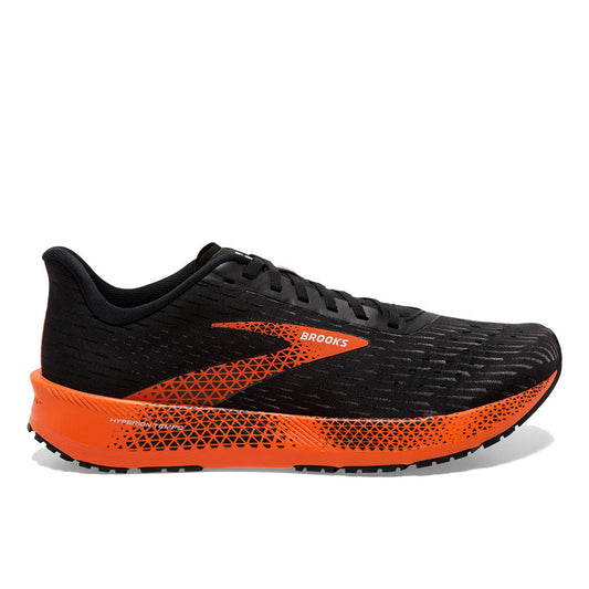 Men's Brooks Hyperion Tempo, Black/Flame/Grey, 9 D Medium