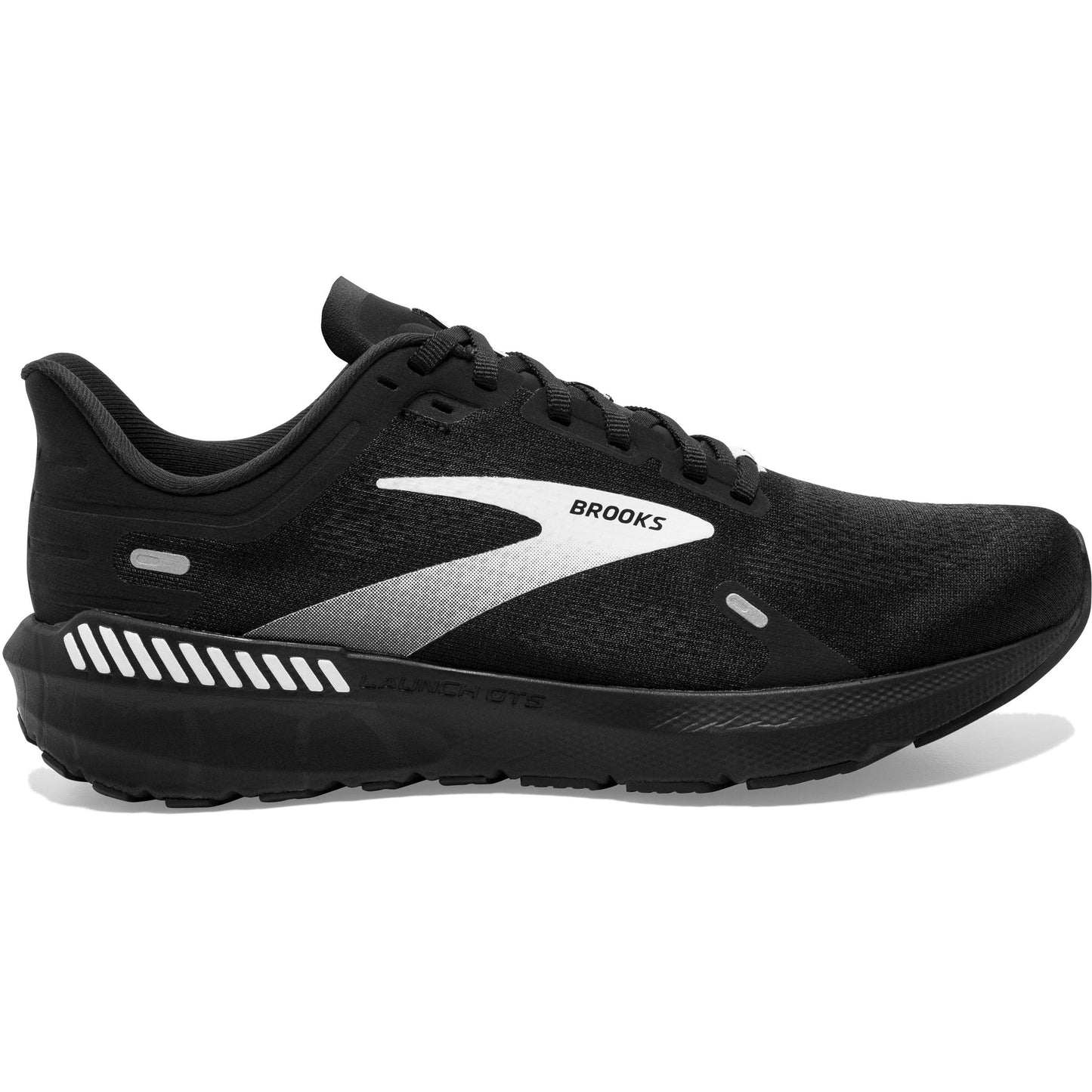 Men's Brooks Launch GTS 9, Black/White, 9 2E Wide