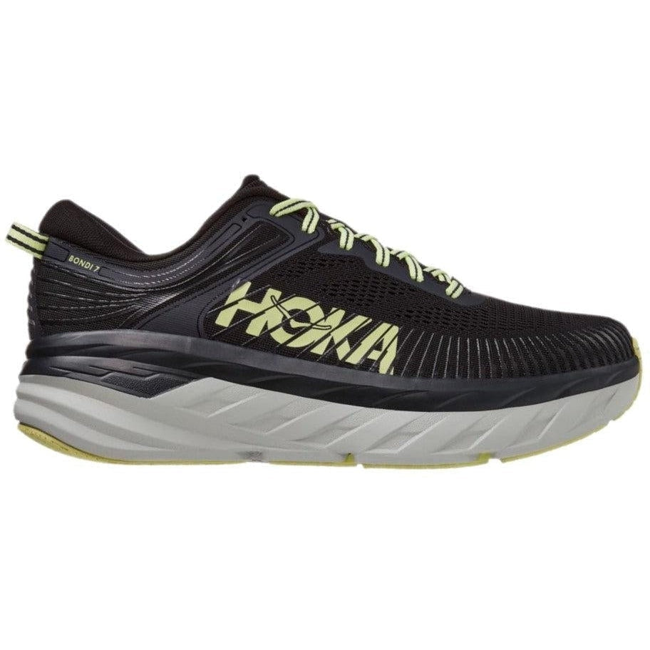 Men's Hoka One One Bondi 7, Blue Graphite/Butterfly, 12.5 D Medium