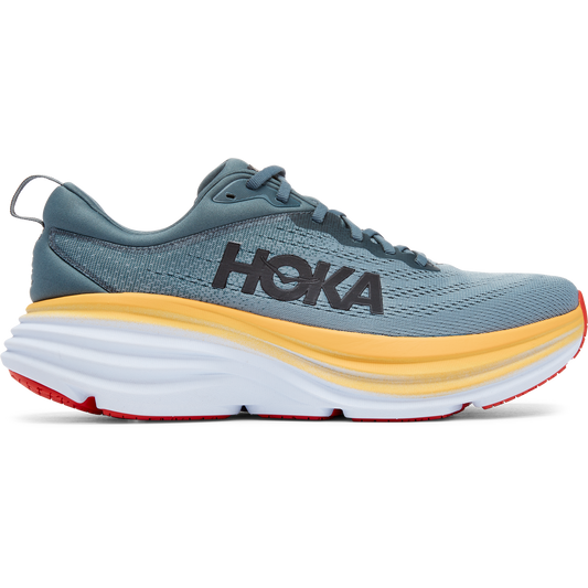 Men's Hoka One One Bondi 8, Goblin Blue/Mountain Spring, 7 D Medium