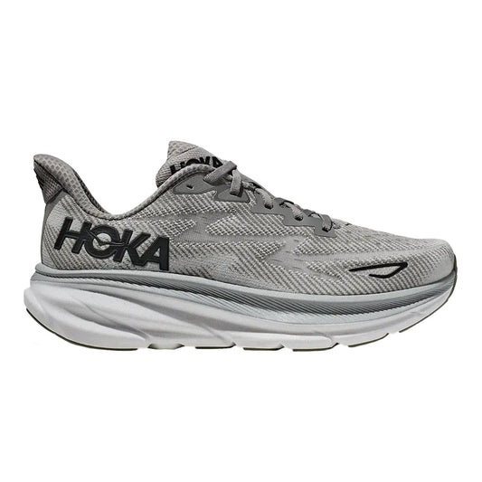 Men's Hoka One One Clifton 9, Harbor Mist/Black, 10 D Medium