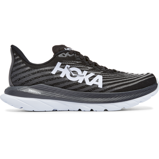 Men's Hoka One One Mach 5, Black/Castlerock, 12 D Medium