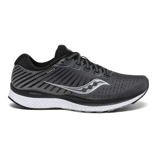 Women's Saucony Guide 13, Black/White, 10.5 D Wide