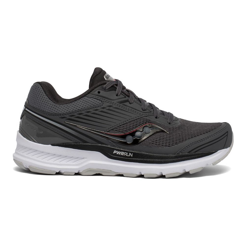 Women's Saucony Echelon 8, Charcoal/Cherry, 9 D Wide