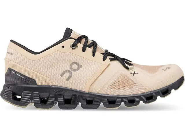 Women's On Cloud X 3, Fawn/Magnet, 8.5 B Medium