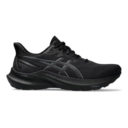 Women's Asics GT-2000 12, Black/Black, 9 B Medium