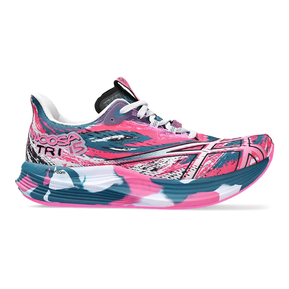 Women's Asics Noosa TRI 15, Restful Teal/Hot Pink, 8 B Medium