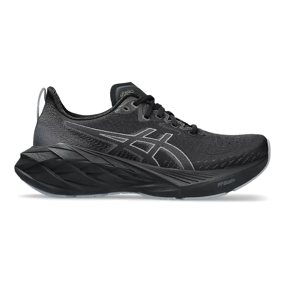 Women's Asics Novablast 4, Black/Graphite Grey, 7 B Medium