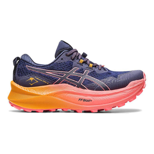 Women's Asics Trabuco Max 2, Midnight/Papaya, 8.5 B Medium