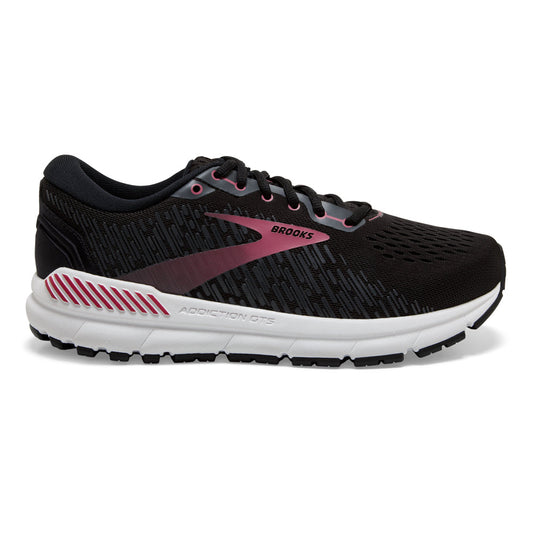 Women's Brooks Addiction GTS 15, Black/Ebony/Mauvewood, 10.5 2A Narrow