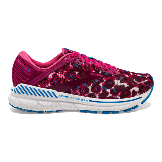 Women's Brooks Adrenaline GTS 22, Magenta/White/Raspberry, 8.5 B Medium