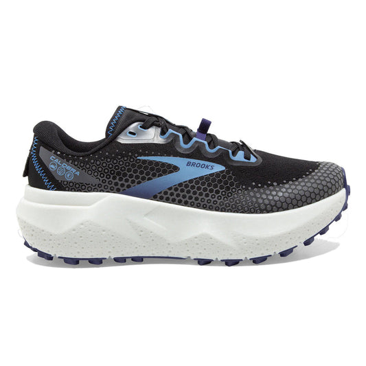 Women's Brooks Caldera 6, Black/Blissful Blue/Grey, 9.5 B Medium