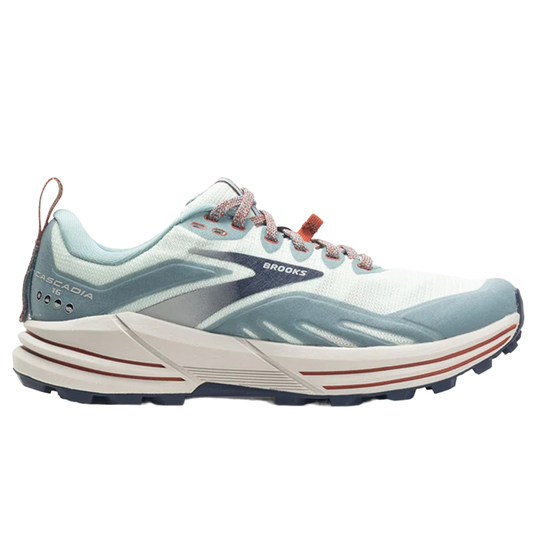 Women's Brooks Cascadia 16, Aqua/Tourmaline/Rooibos Tea, 7 B Medium