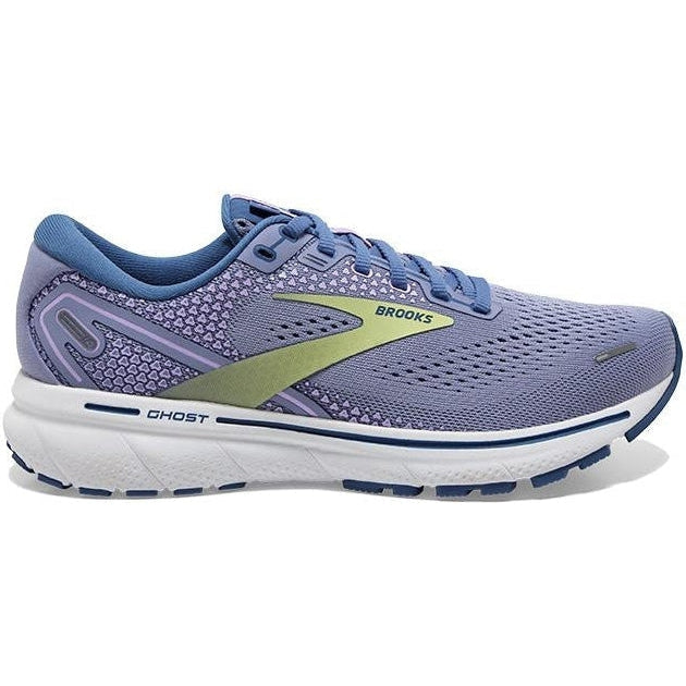 Women's Brooks Ghost 14, Purple Impression/Dutch/Lime, 11.5 B Medium