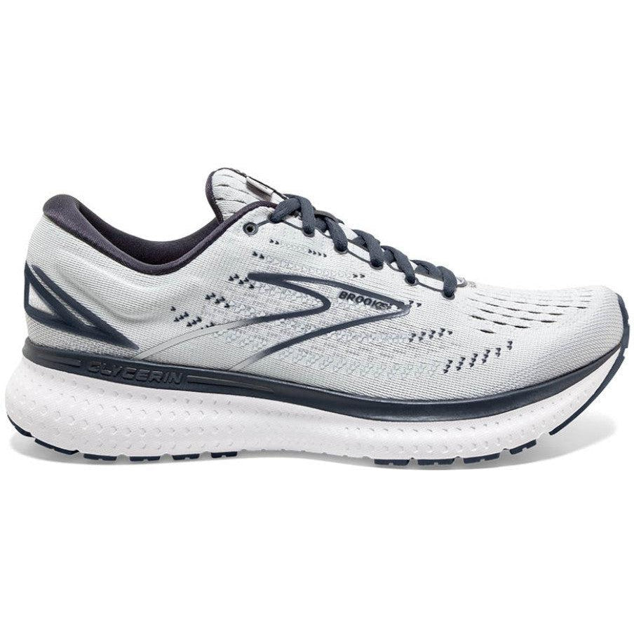 Women's Brooks Glycerin 19, Grey/Ombre/White, 8.5 D Wide