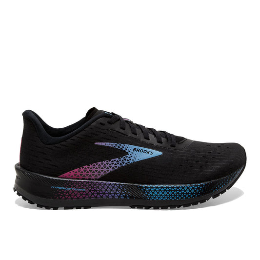 Women's Brooks Hyperion Tempo, Black/Blissful Blue/Fuchsia, 6.5 B Medium