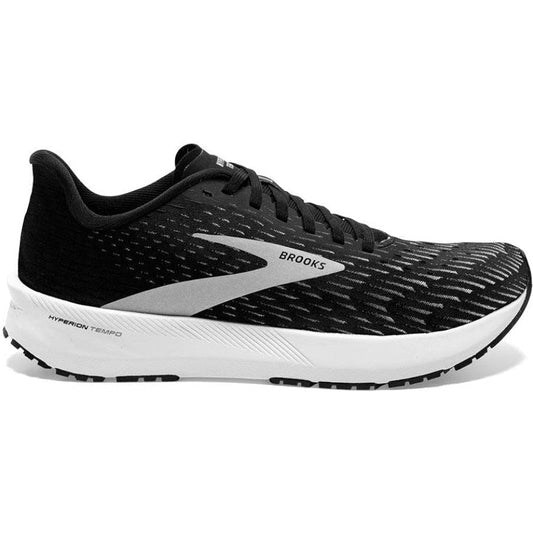 Women's Brooks Hyperion Tempo, Black/Silver/White, 7.5 B Medium