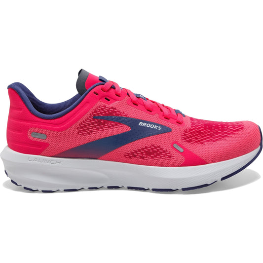 Women's Brooks Launch 9, Pink/Fuchsia/Cobalt, 11 B Medium