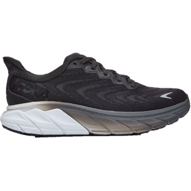 Women's Hoka One One Arahi 6, Black/White, 10 D Wide