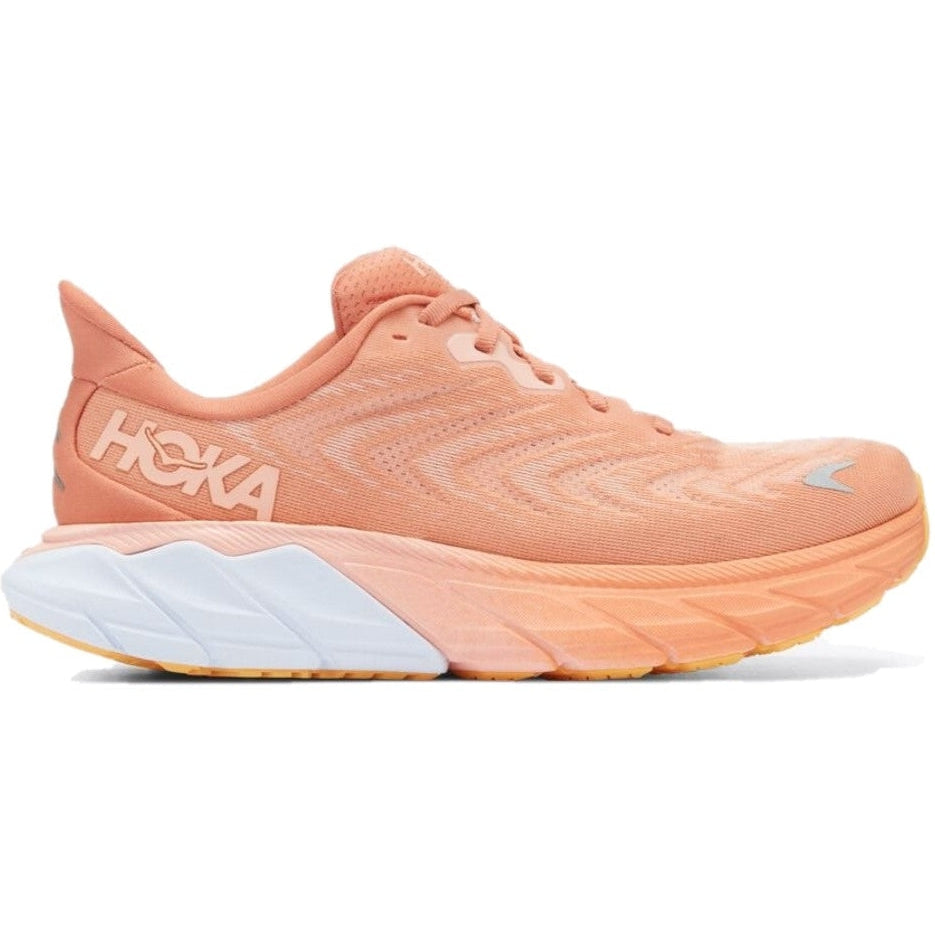 Women's Hoka One One Arahi 6, Sun Baked/Shell Coral, 8 B Medium