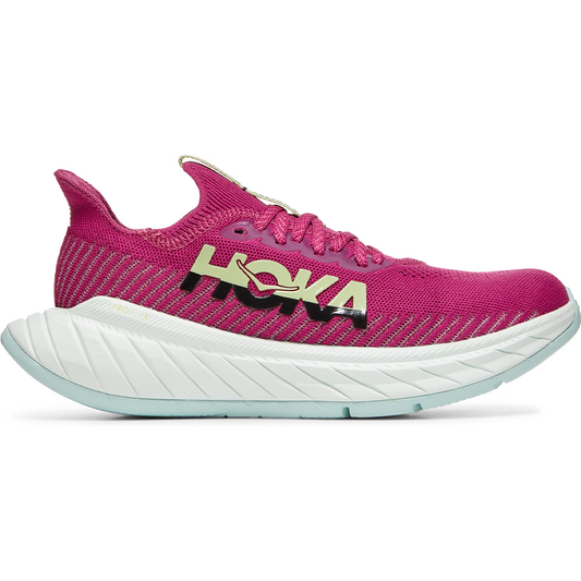 Women's Hoka One One Carbon X 3, Festival Fuchsia/Black, 8.5 B Medium