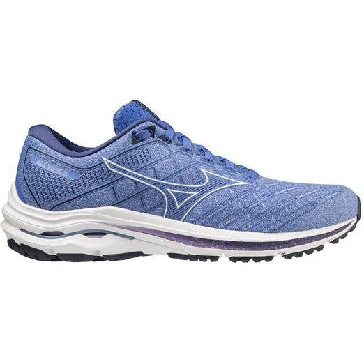 Women's Mizuno Wave Inspire 18, Amparo Blue/White, 10 B Medium