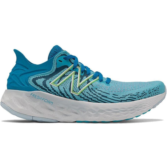 Women's New Balance Fresh Foam 1080 v11, Virtual Sky/Bleached Lime Glo, 11 B Medium