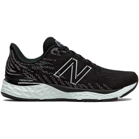 Women's New Balance Fresh Foam 880 v11, Black/Star Glo, 7.5 D Wide