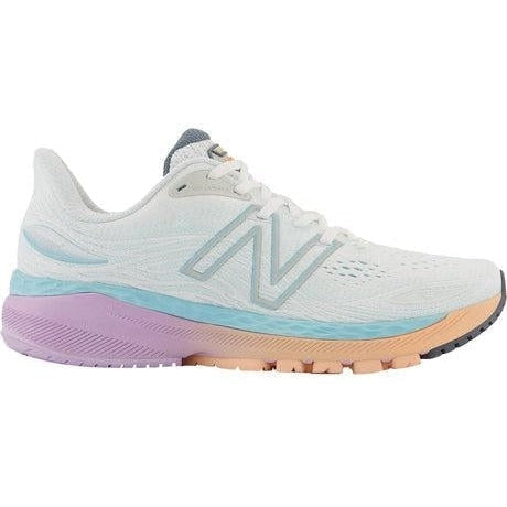 Women's New Balance Fresh Foam X 860v12, White, 7.5 B Medium