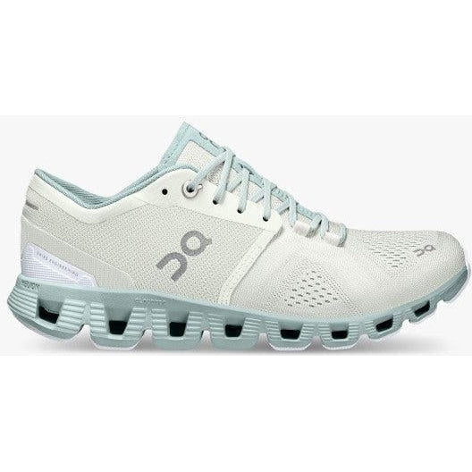 Women's On Cloud X 2, Aloe/Surf, 9.5 B Medium