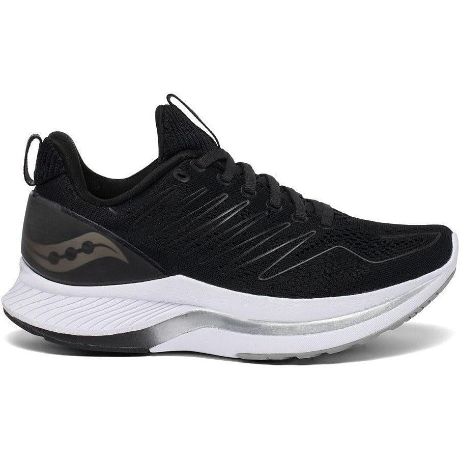 Women's Saucony Endorphin Shift, Black/White, 9.5 B Medium