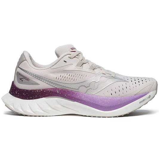 Women's Saucony Endorphin Speed 4, Moon/Plum, 6.5 B Medium