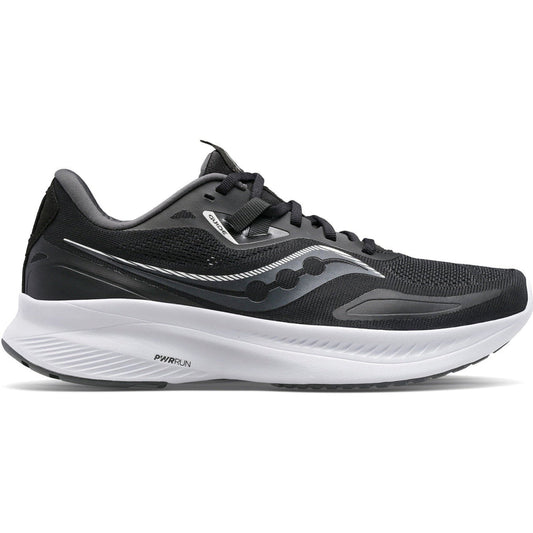 Women's Saucony Guide 15, Black/White, 12 D Wide
