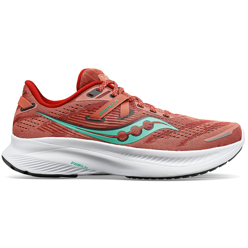 Women's Saucony Guide 16, Soot/Sprig, 9 D Wide