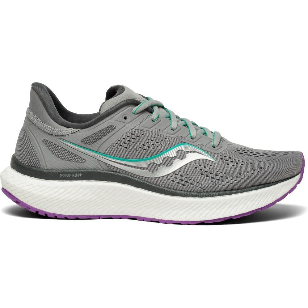 Women's Saucony Hurricane 23, Fog/Ultraviolet, 7 B Medium