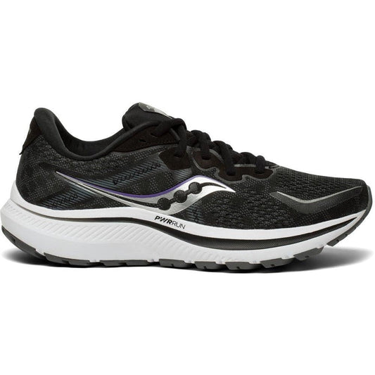 Women's Saucony Omni 20, Black/White, 6.5 B Medium