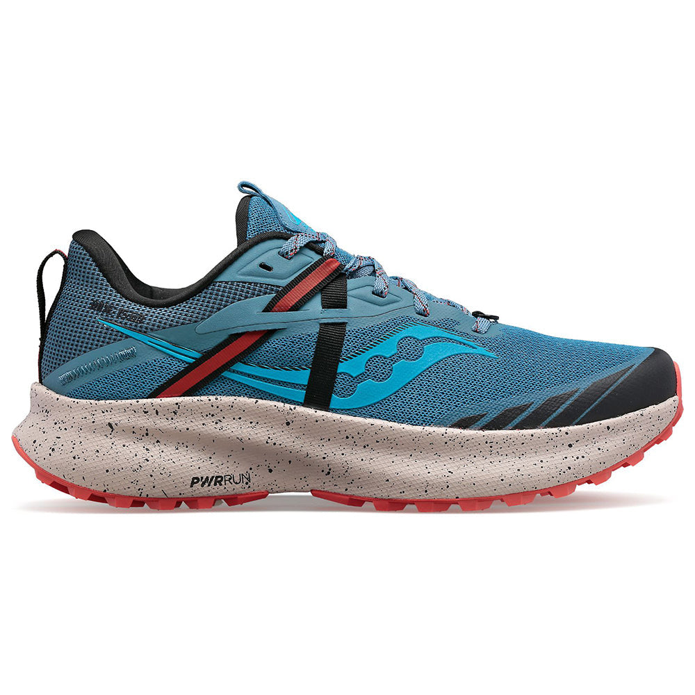 Women's Saucony Ride 15 TR, Mist/Ember, 8.5 B Medium